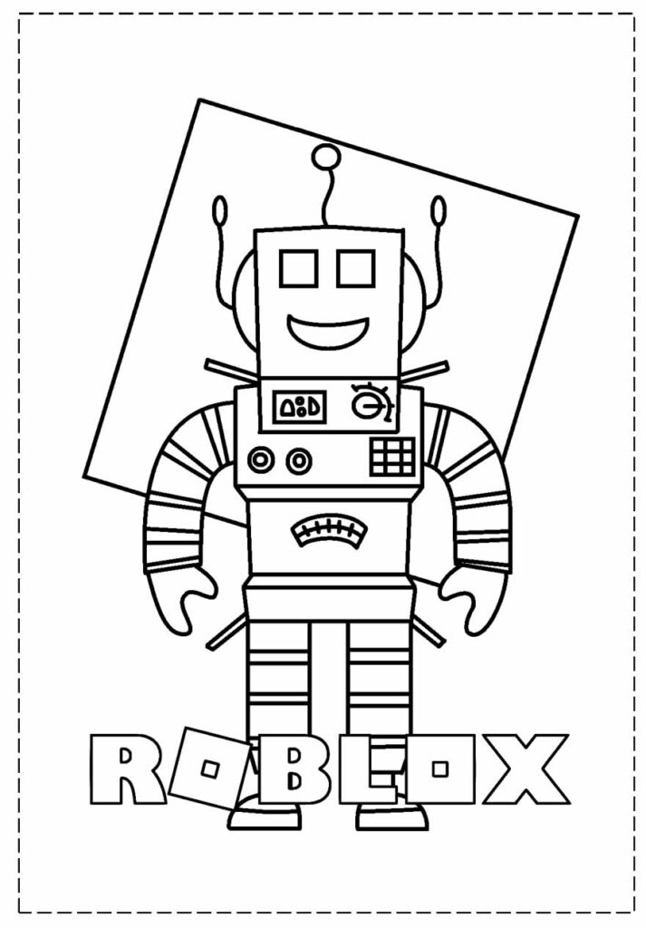 50+ Desenhos de Roblox para colorir - Pop Lembrancinhas